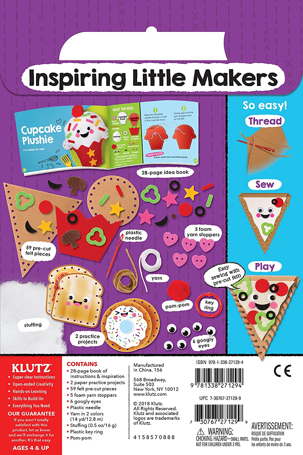 Klutz Jr. My Simple Sewing by Klutz 1