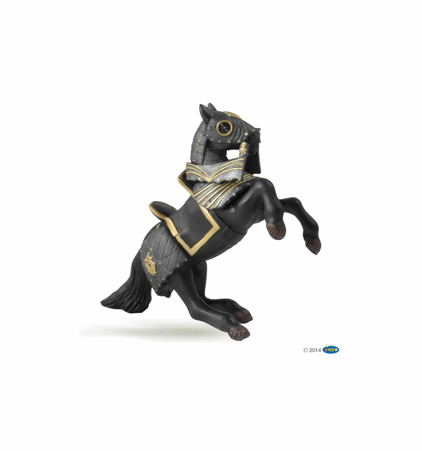 Knight in Black Armors Horse by Papo
