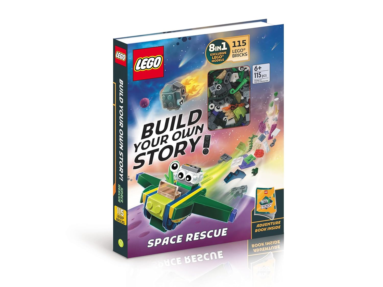 LEGO® Books. Build Your Own Story! Space Rescue-by-Sourcebooks