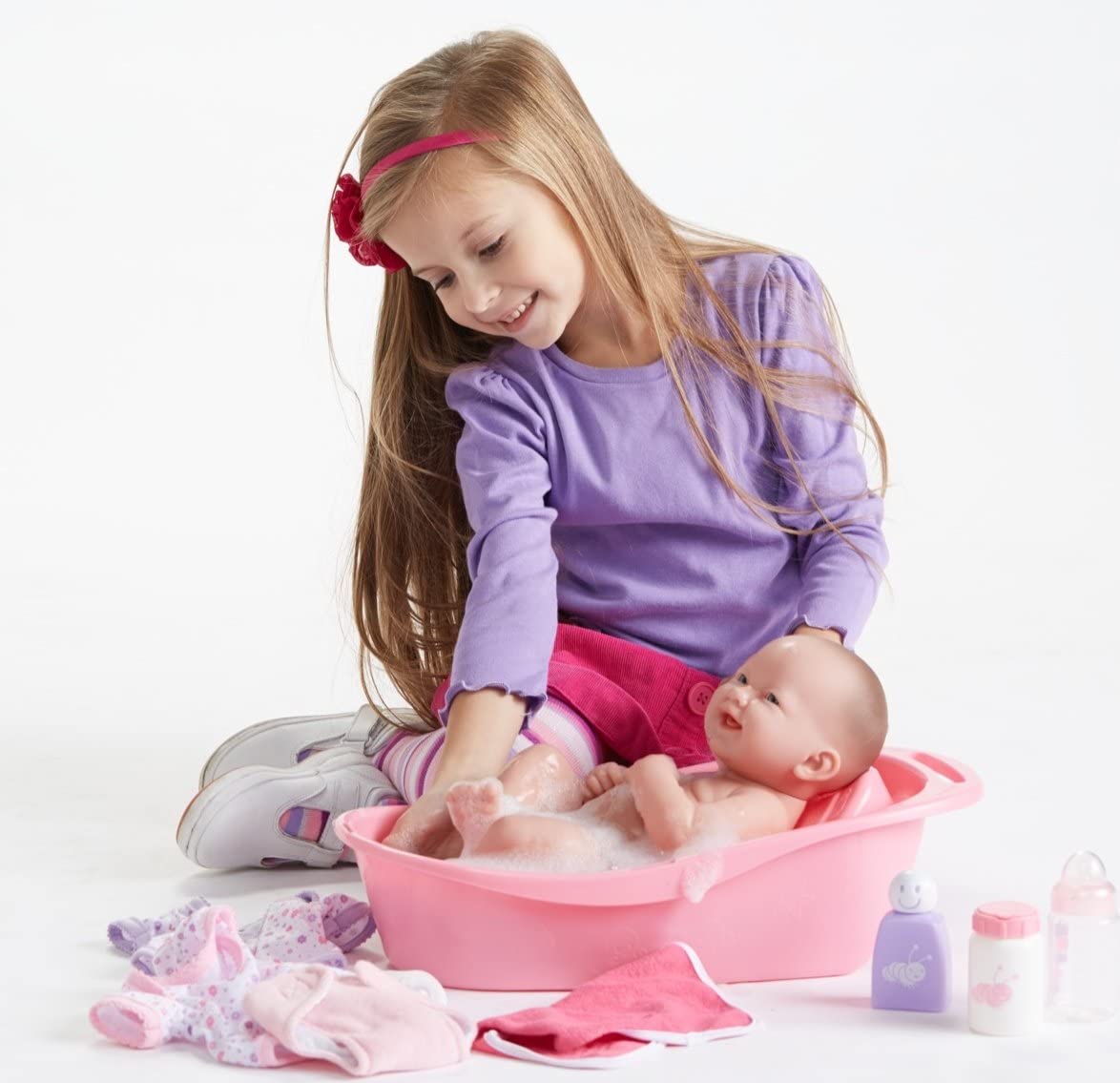 La Newborn 14 Deluxe Bath Time Fun Set by JC Toys 4