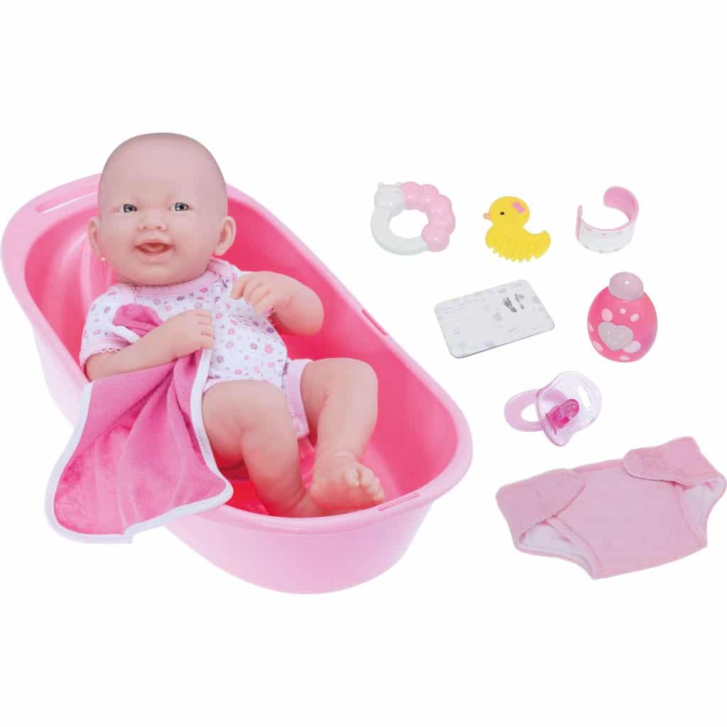 La Newborn 14 Deluxe Bath Time Fun Set by JC Toys