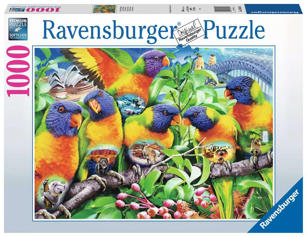 Land of Lorikeet 1000pc Puzzle by Ravensburger