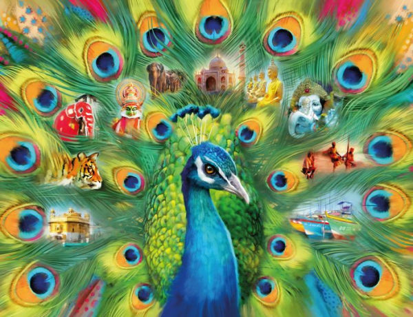 Land of the Peacock 2000pc Puzzle by Ravensburger 1