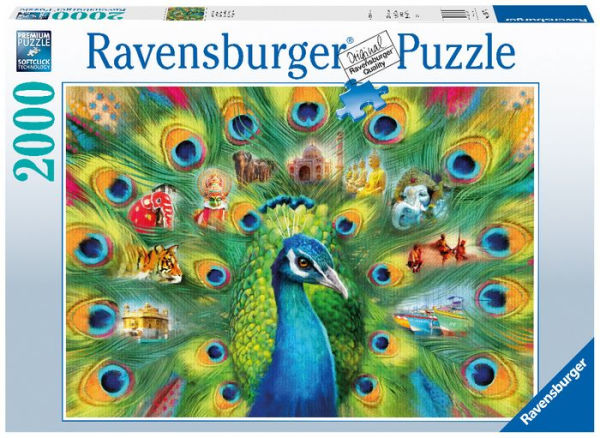 Land of the Peacock 2000pc Puzzle by Ravensburger