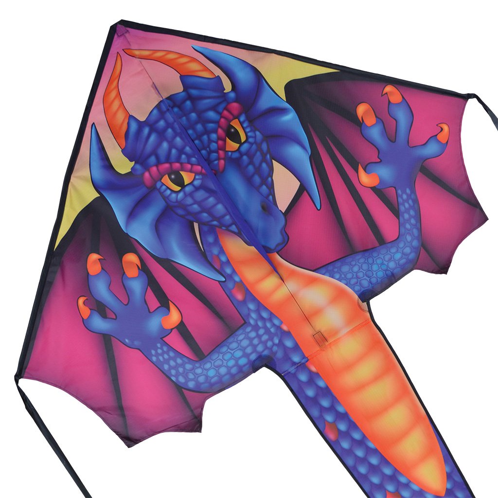 Large Easy Flyer Kite Sapphire Dragon by Premier Kites