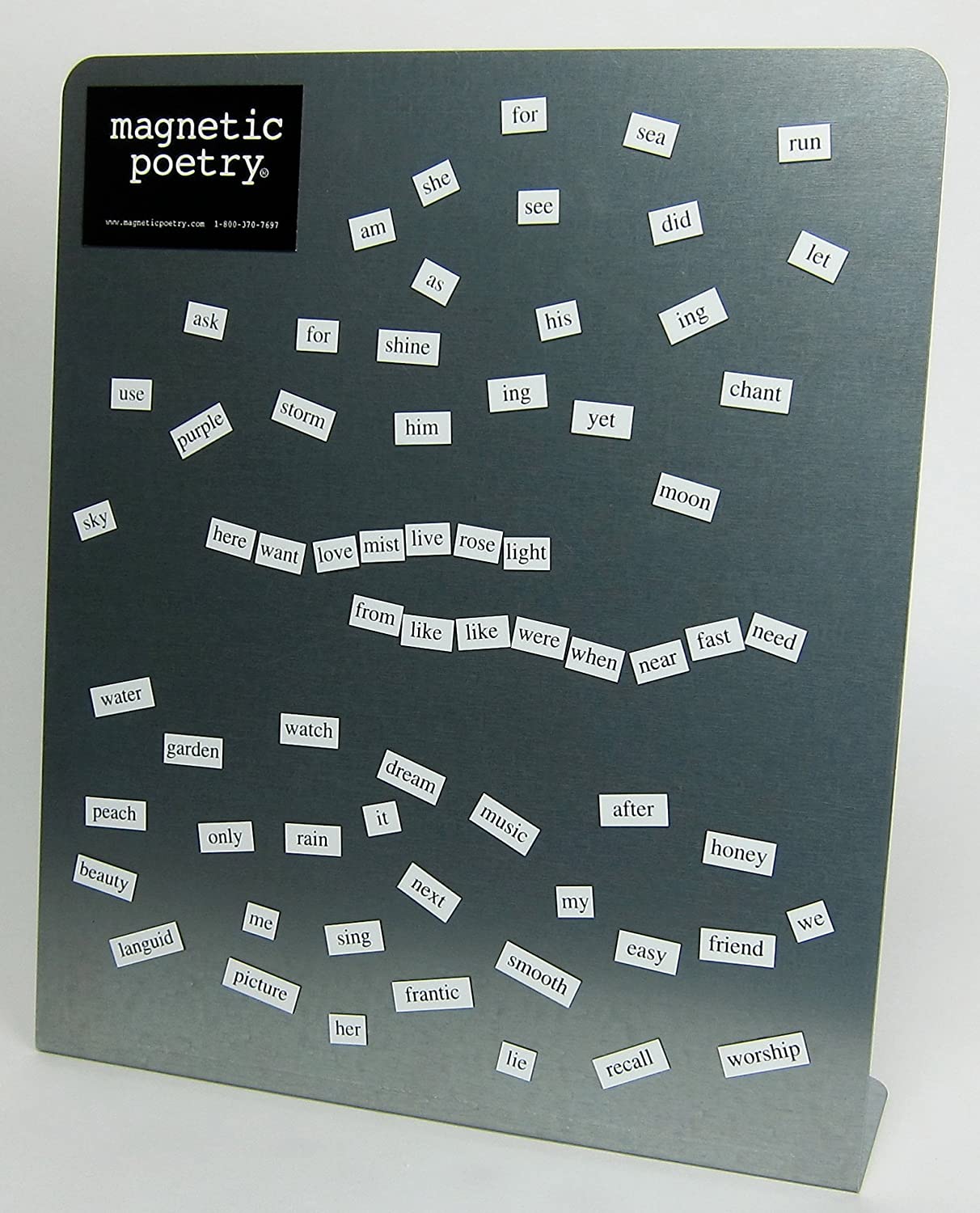 Large Metal Easel by Magnetic Poetry 1