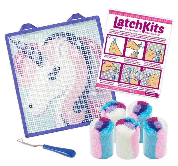 LatchKits™ Unicorn Latch Hook Kit by Kahootz 1