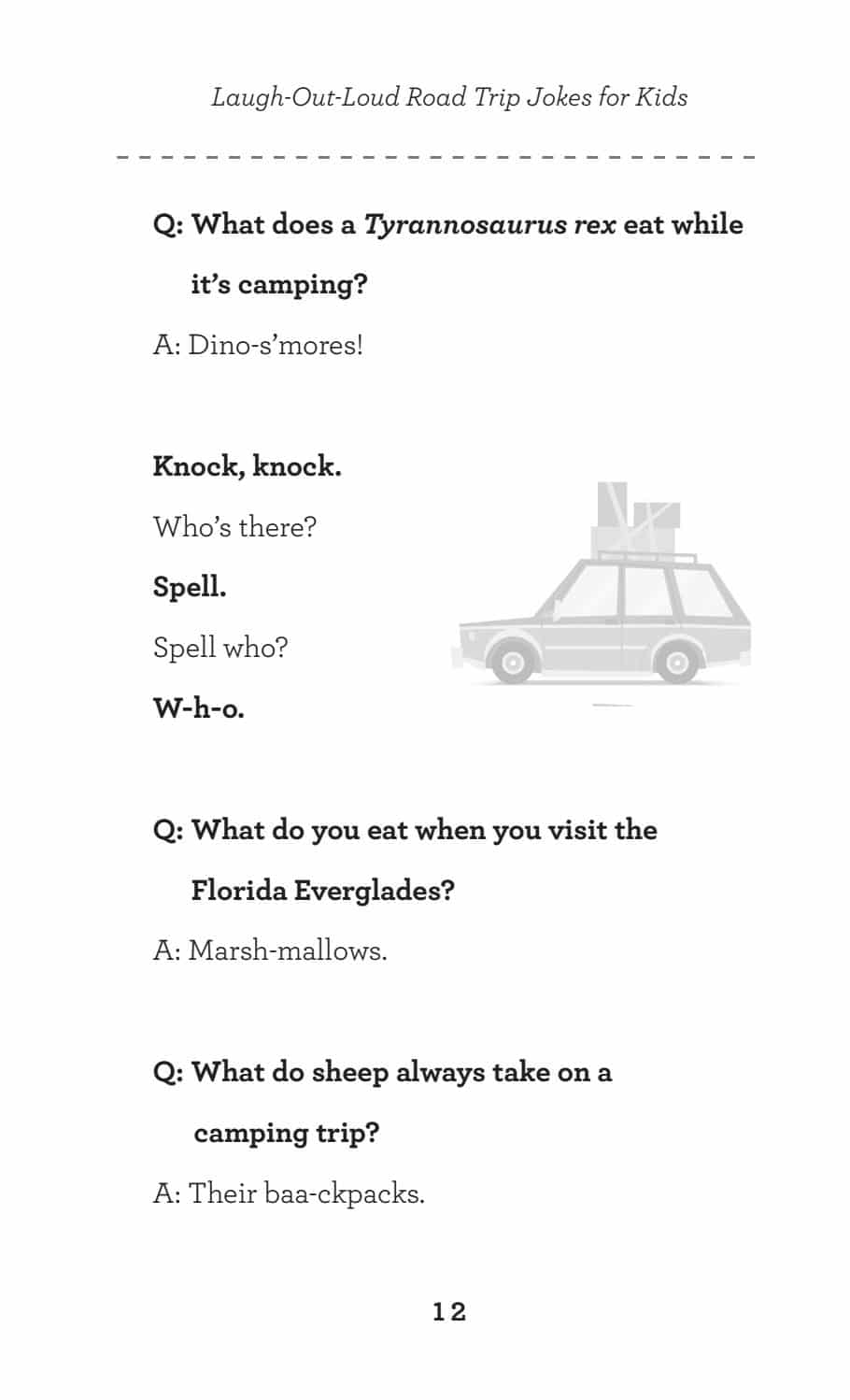 Laugh Out Loud Road Trip Jokes for Kids by Harper Collins 2