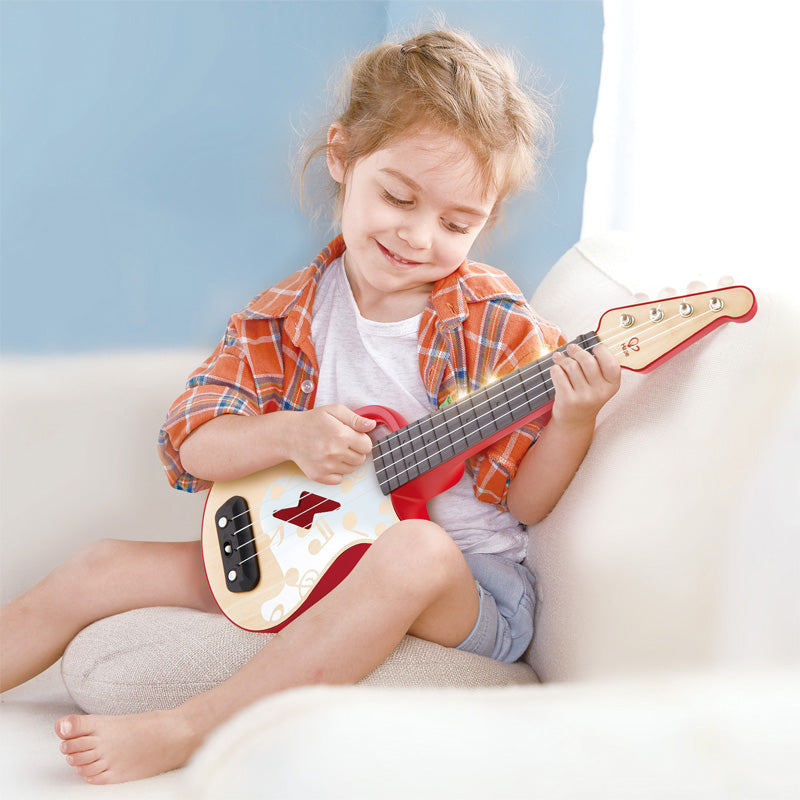 Learn with Lights Red Ukulele by Hape 4