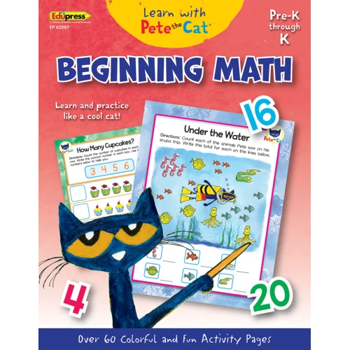 Learn with Pete the Cat: Beginning Math-by-Teacher Created Resources