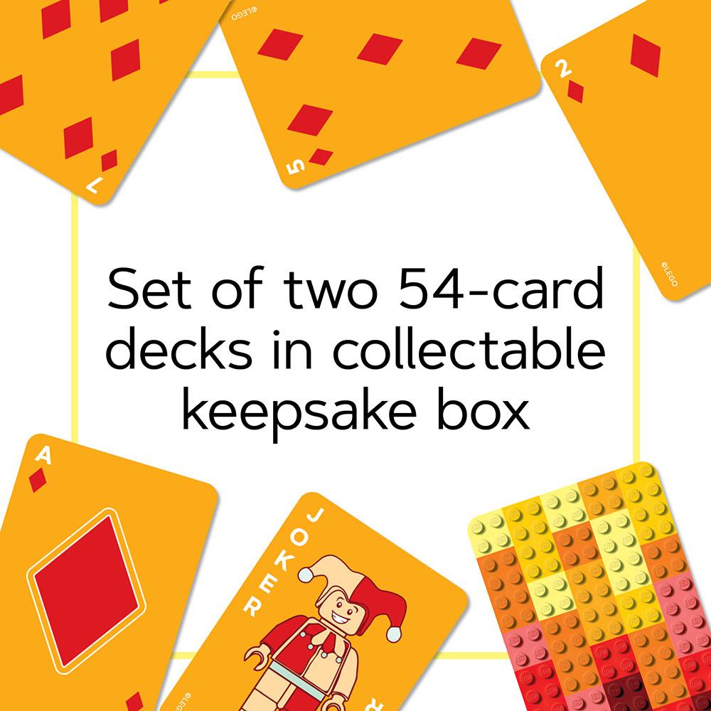 Lego Brick Playin Cards Set of 2 Decks by Chronicle Books 4