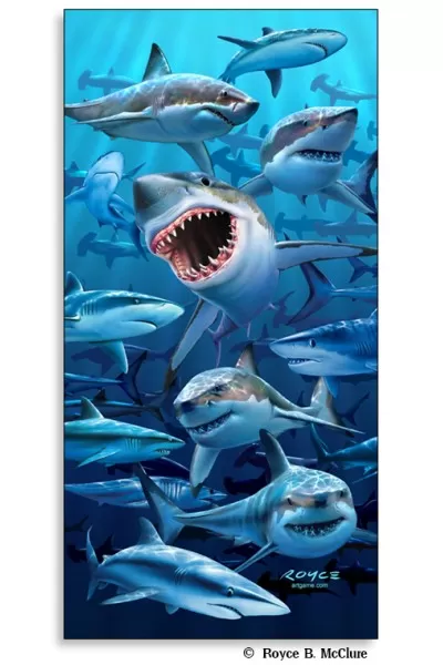 Lenticular Shark Poster by Artgame