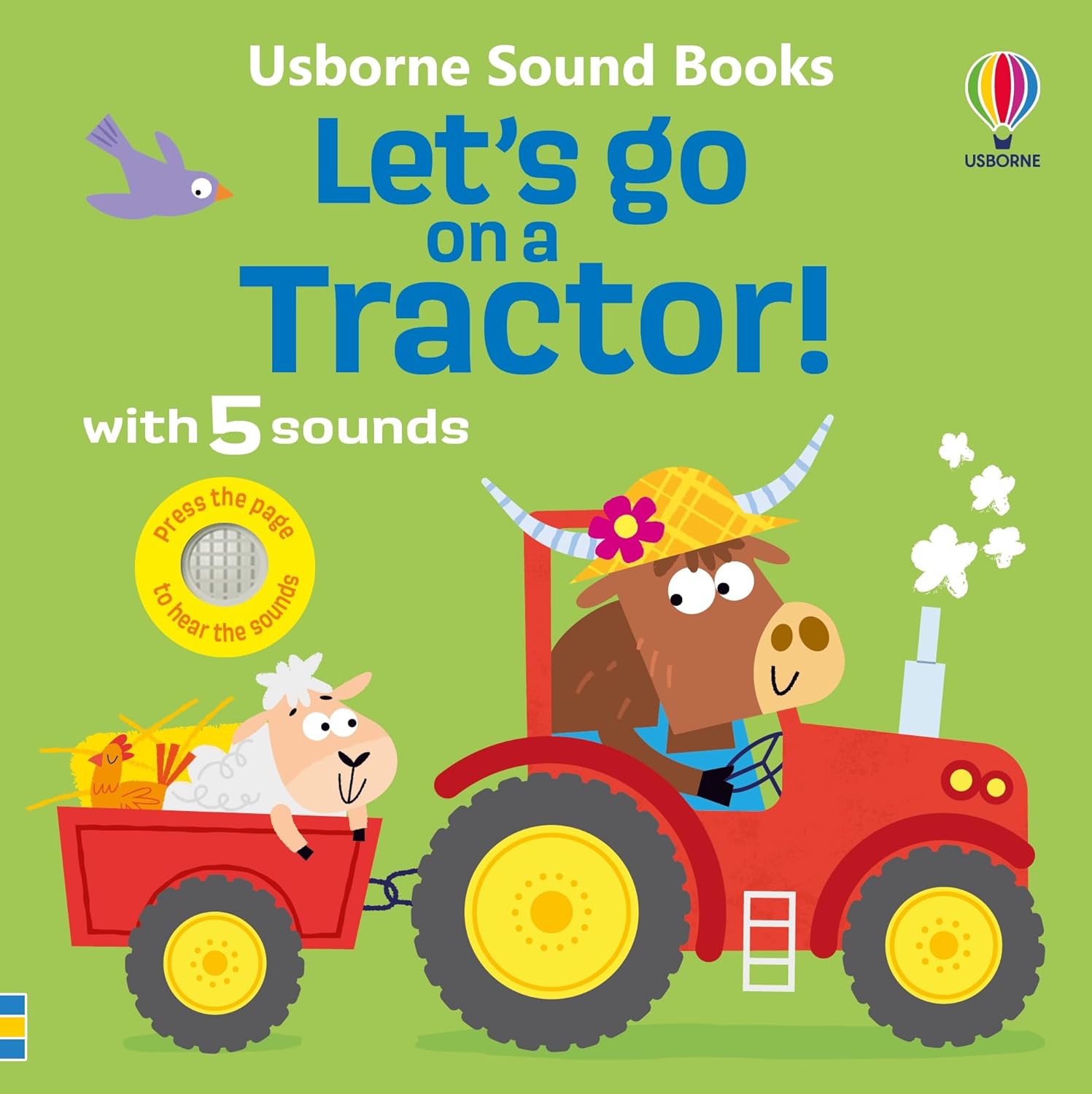 Let's go on a Tractor (Let's Go Sounds)-by-Usborne
