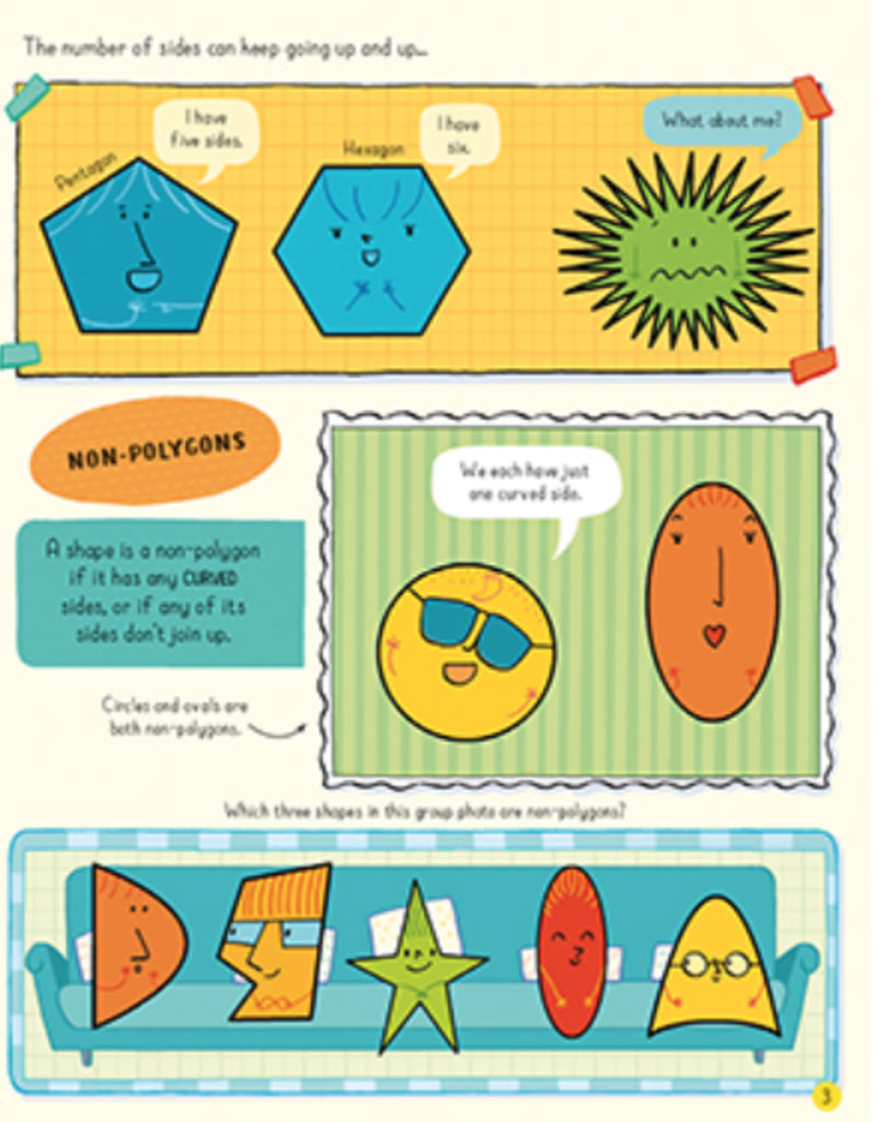 Lift the Flap Math Shapes by Usborne 2