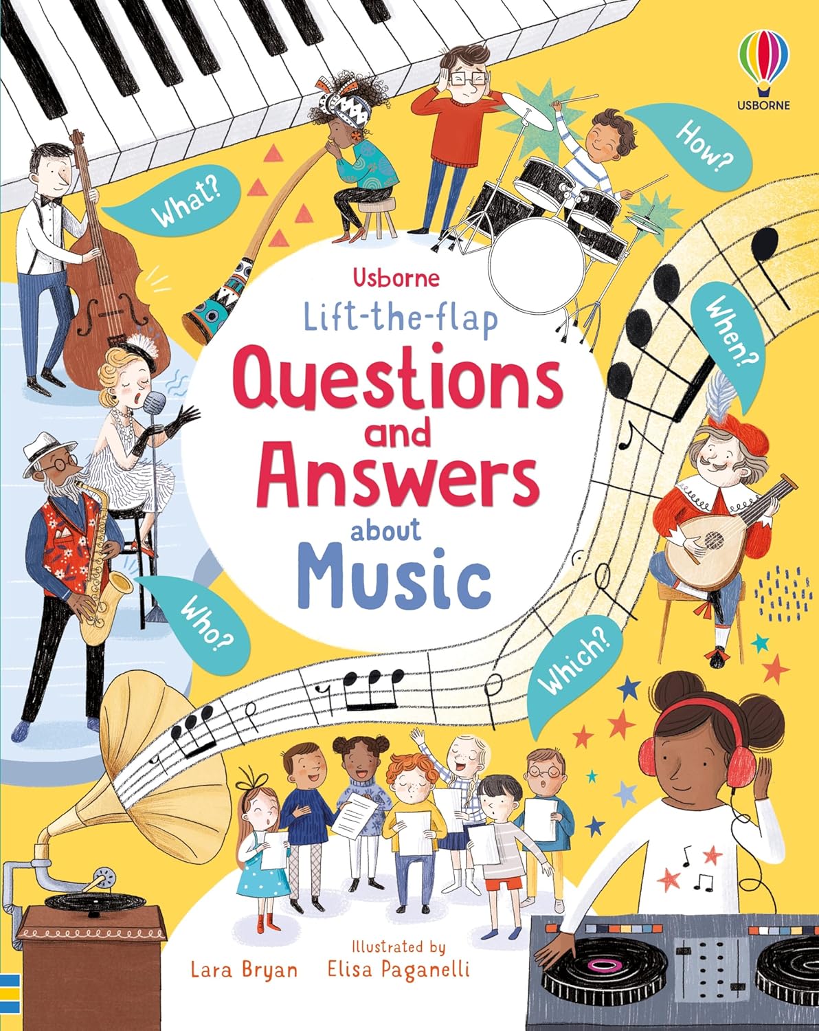 Lift-the-flap Questions and Answers About Music-by-Usborne