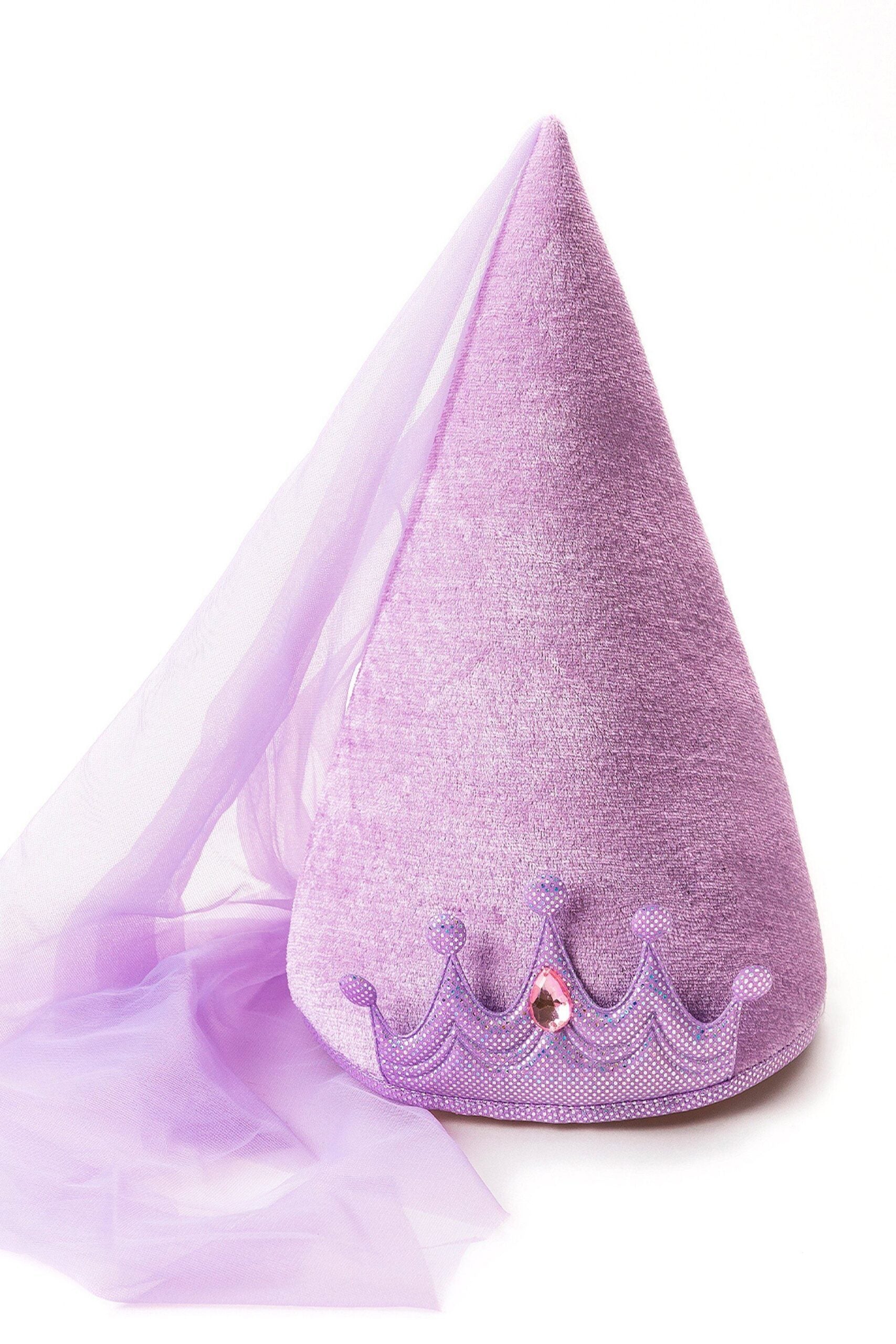 Lilac Cone Princess Hat by Little Adventures scaled
