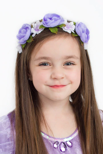 Lilac Flower Headband by Little Adventures 1