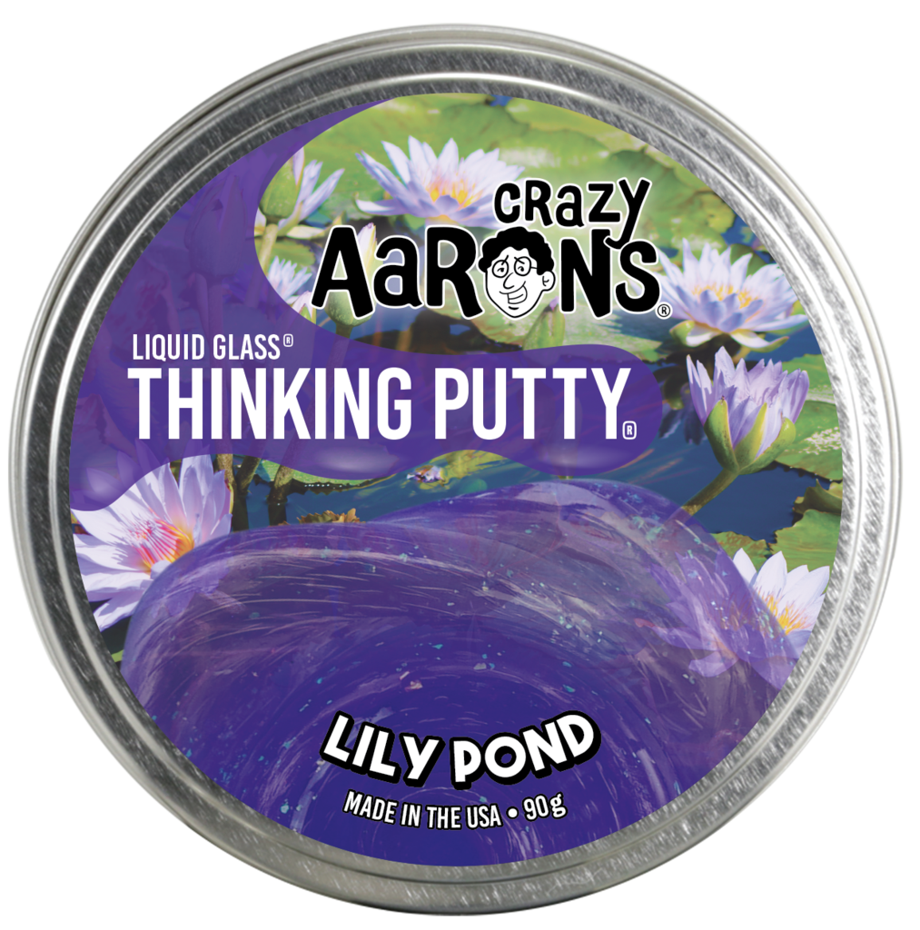 Lily Pond Thinking Putty Crystal Clear Series by Crazy Aarons Putty World 3