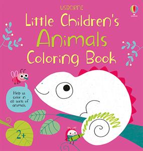 Little Childrens Animals Coloring Book by Usborne