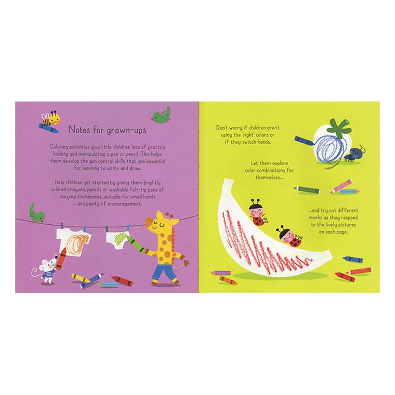 Little Childrens Coloring Book by Usborne 1