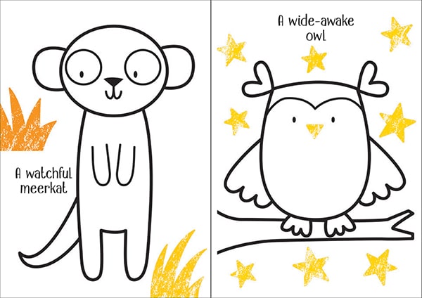 Little Coloring Animals by Usborne 1