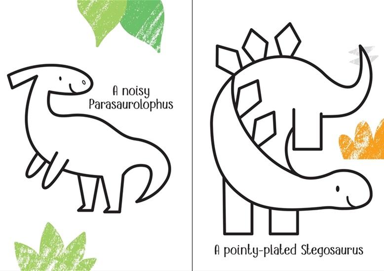 Little Coloring Dinosaurs by Usborne 1