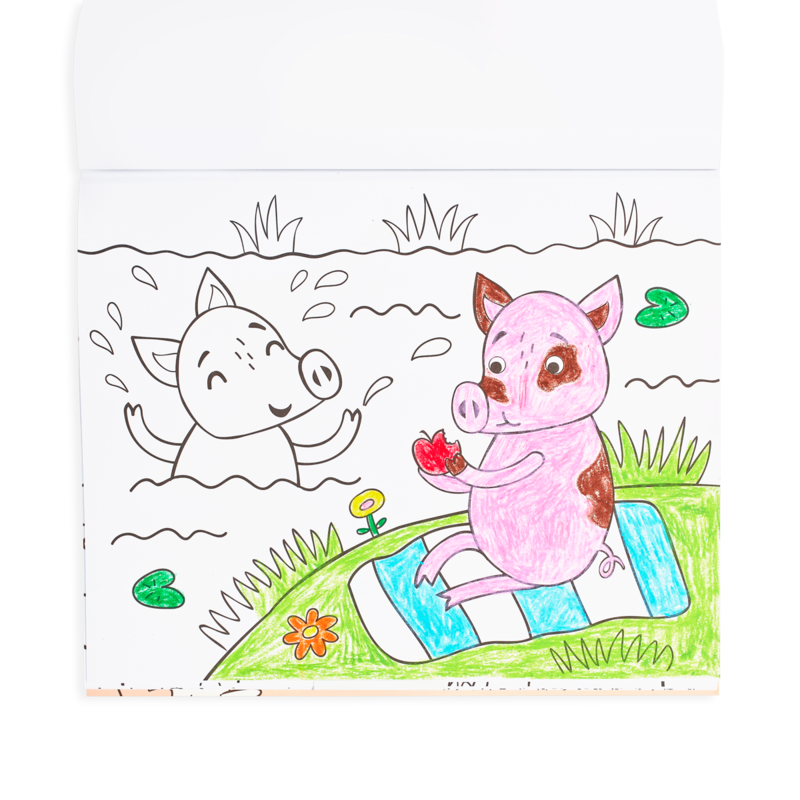 Little Farm Friends Coloring Book by Ooly 1
