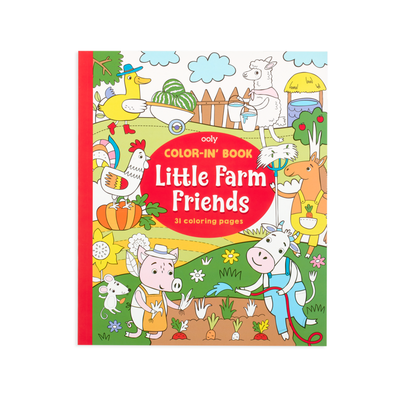 Little Farm Friends Coloring Book by Ooly