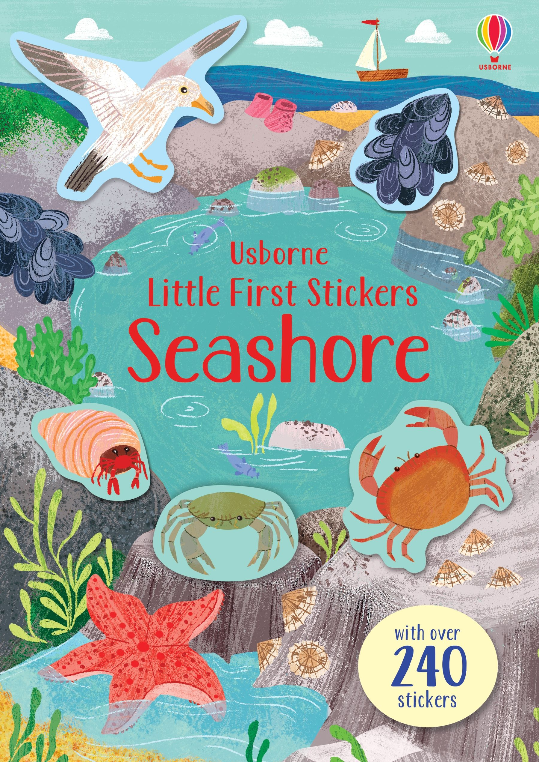 Little First Stickers Seashore-by-Usborne