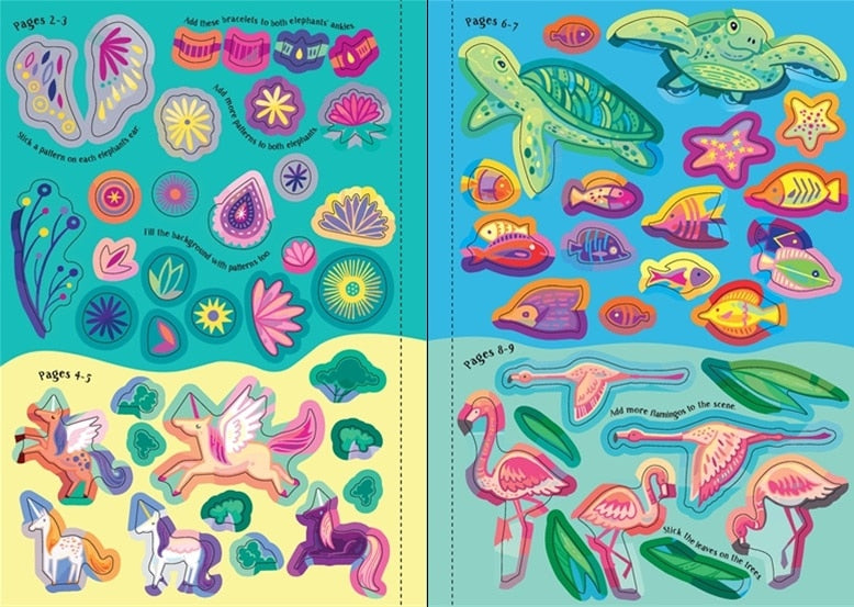 Little Sparkly Sticker Book by Usborne 3