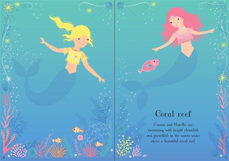 Little Sticker Dolly Dressing Mermaids by Usborne 1