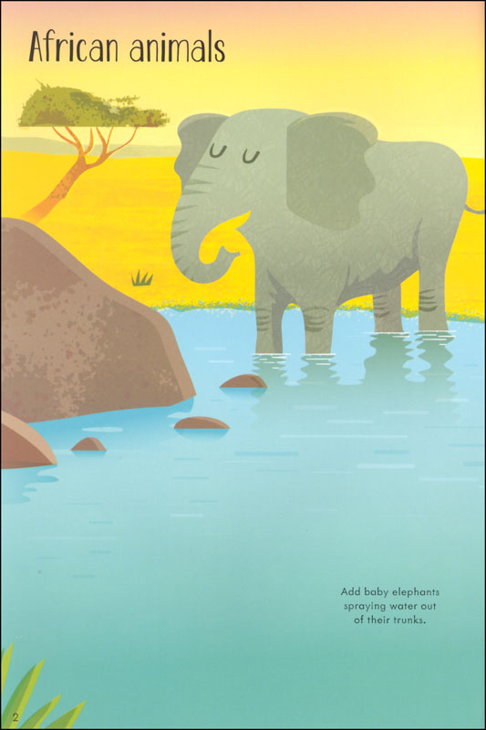 Little Stickers Animals by Usborne 1