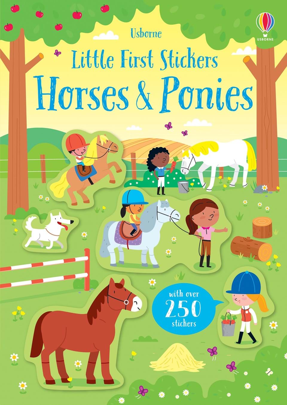 Little Stickers Horses Ponies by Usborne