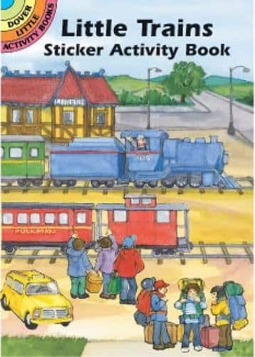 Little Trains Sticker Activity Book by Dover Publications