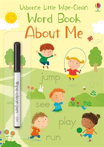 Little Wipe Clean Word Book About Me by Usborne