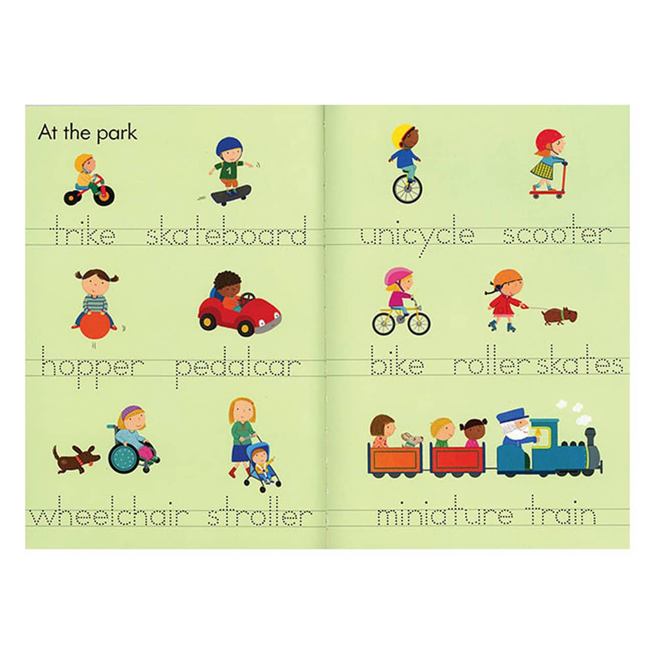 Little Wipe Clean Word Book Things That Go by Usborne 1