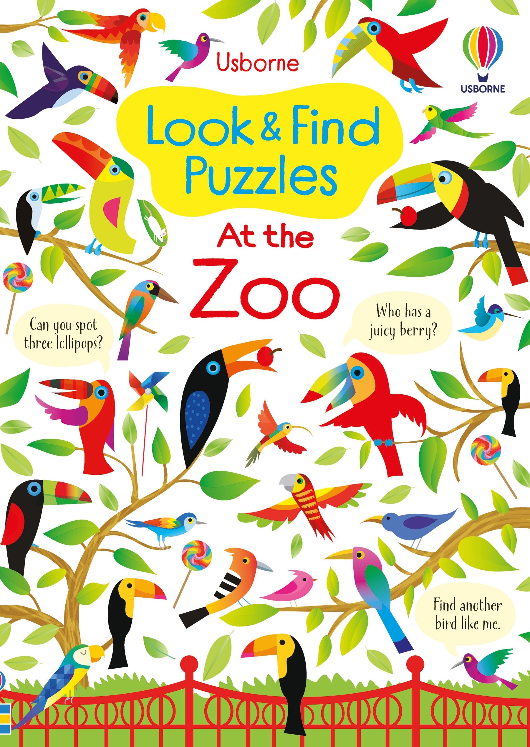 Look and Find Puzzles at the Zoo by Usborne