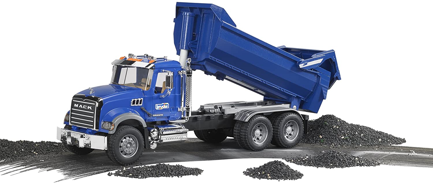 Mack Granite Halfpipe Dump Truck by Bruder 3