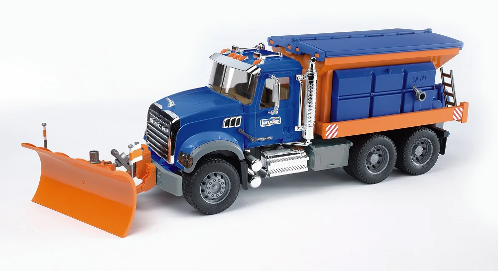 Mack Granite Snow Plow Truck by Bruder