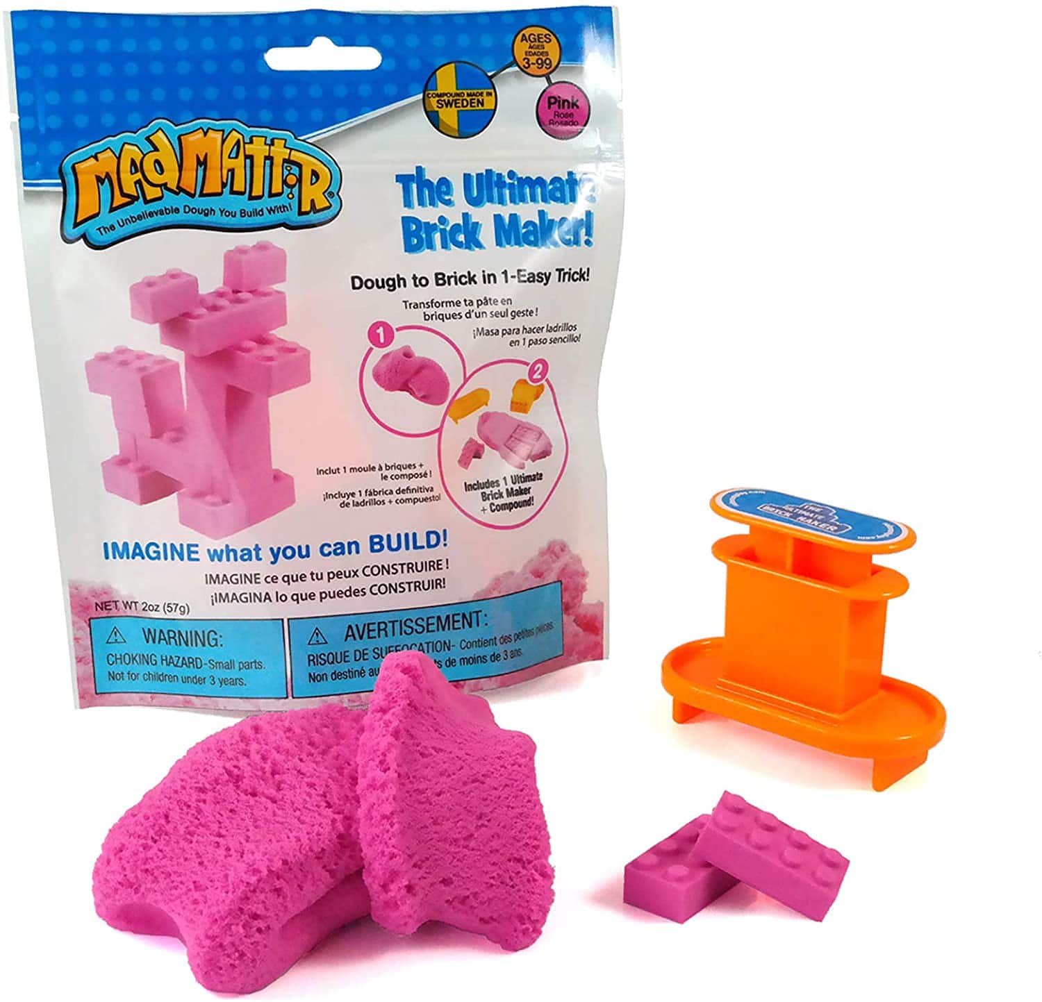 Mad Mattr Pink Brick Maker by Relevant Play