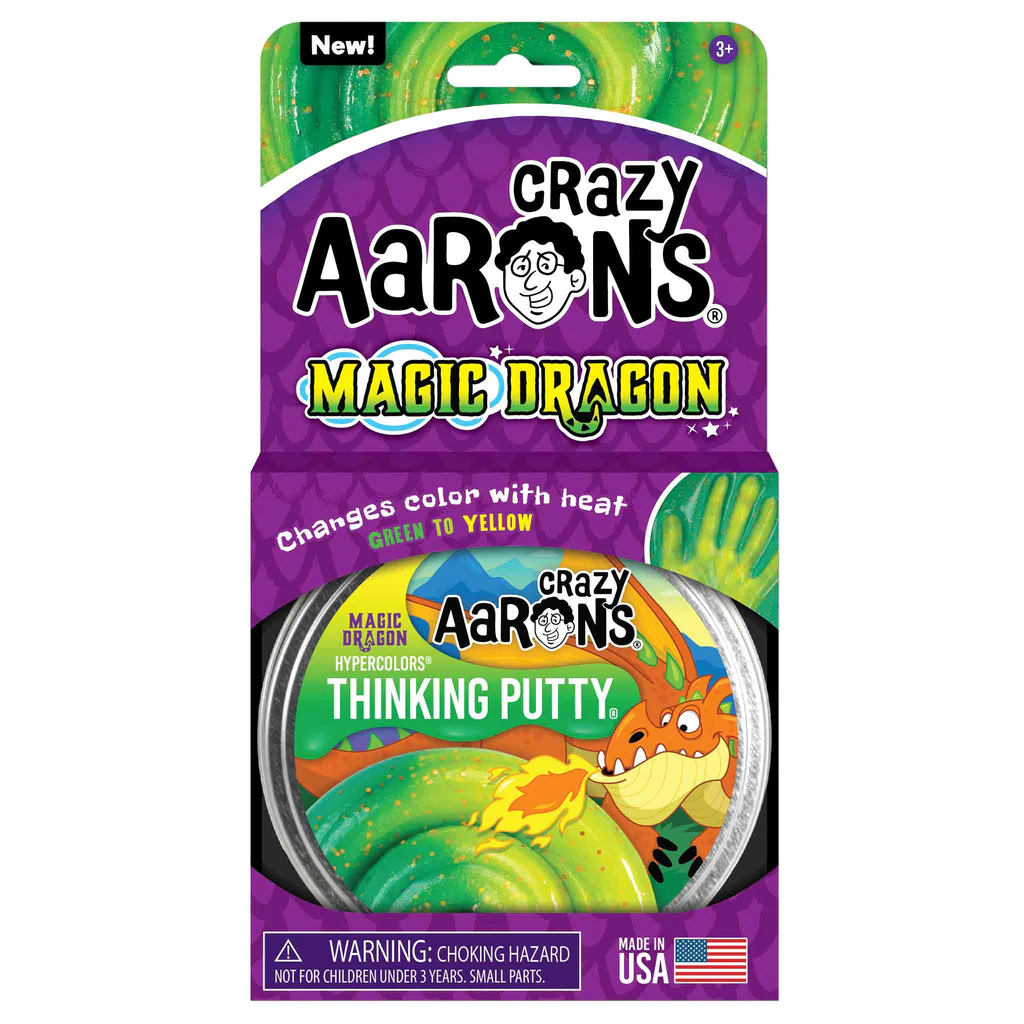 Magic Dragon Thinking Putty Hypercolor Series by Crazy Aarons Putty World