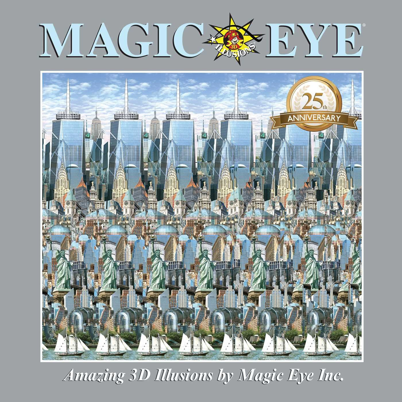 Magic Eye 25th Anniversary Book-by-Andrews McMeel Publishing