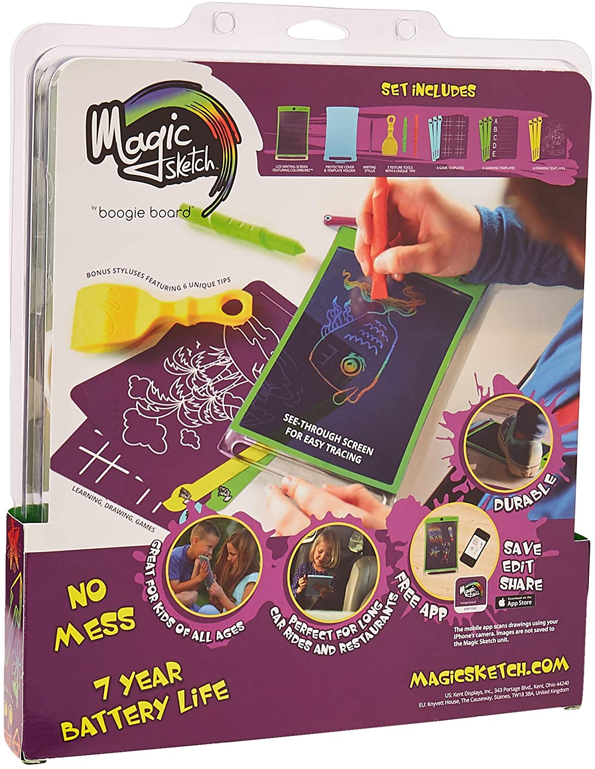 Magic Sketch Color LED Tablet by Boogie Board 2