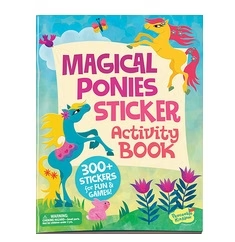 Magical Ponies Sticker Activity Book-by-Mindware