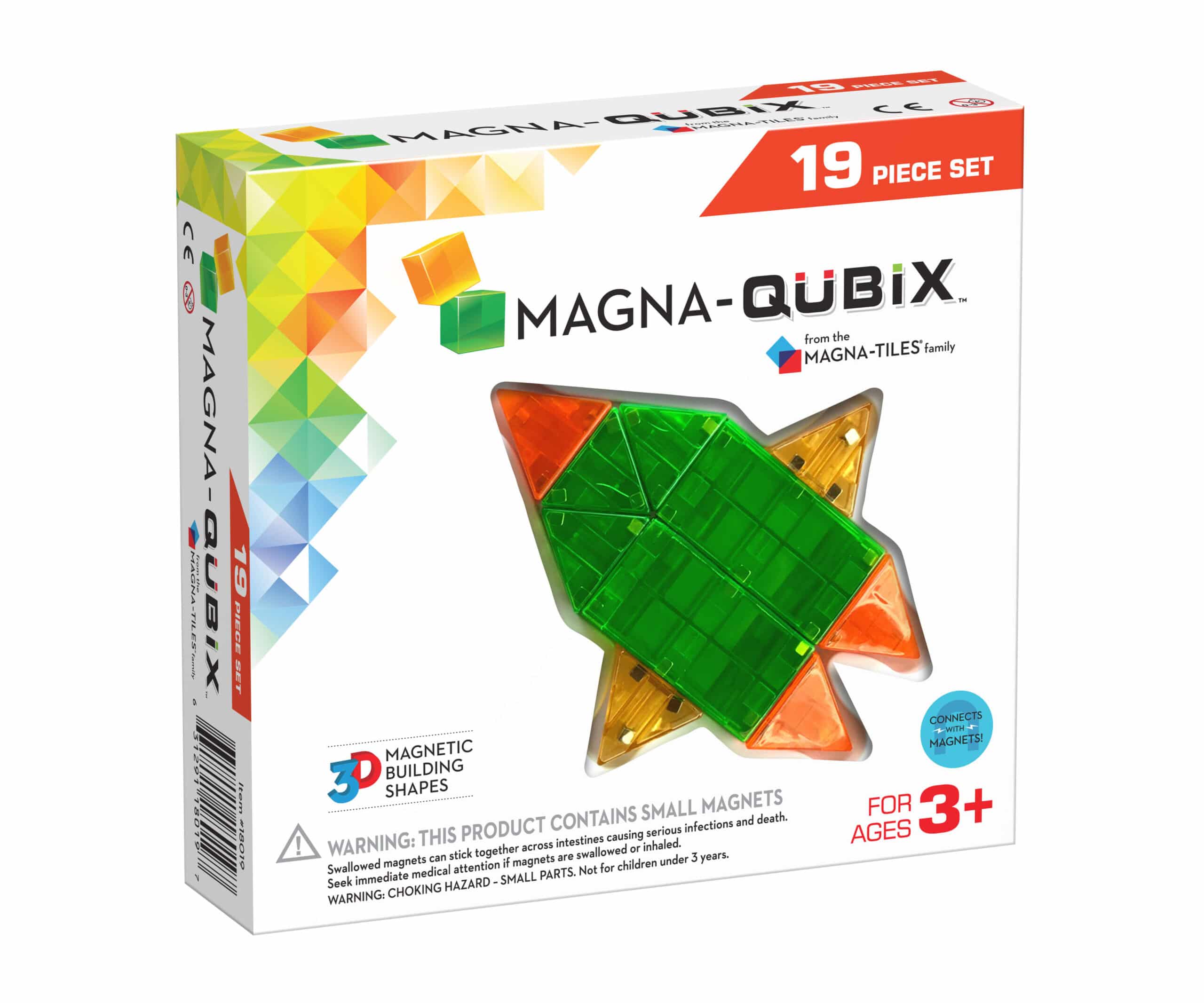 Magna Qubix 19 Piece Set by Magna Tiles scaled