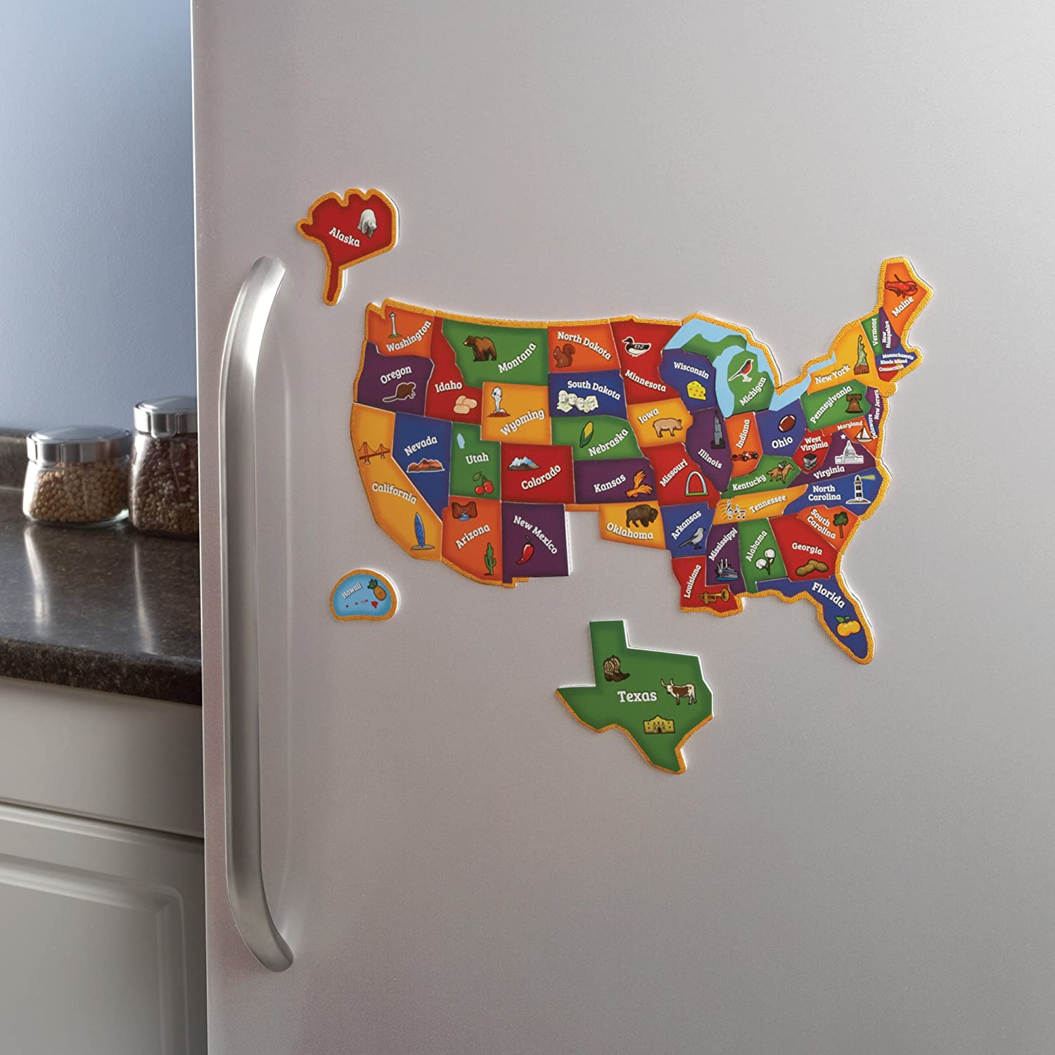 Magnetic U.S. Map Puzzle by Learning Resources 3