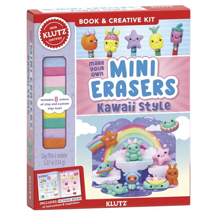 Make Your Own Mini Erasers Kawaii Style-by-Klutz