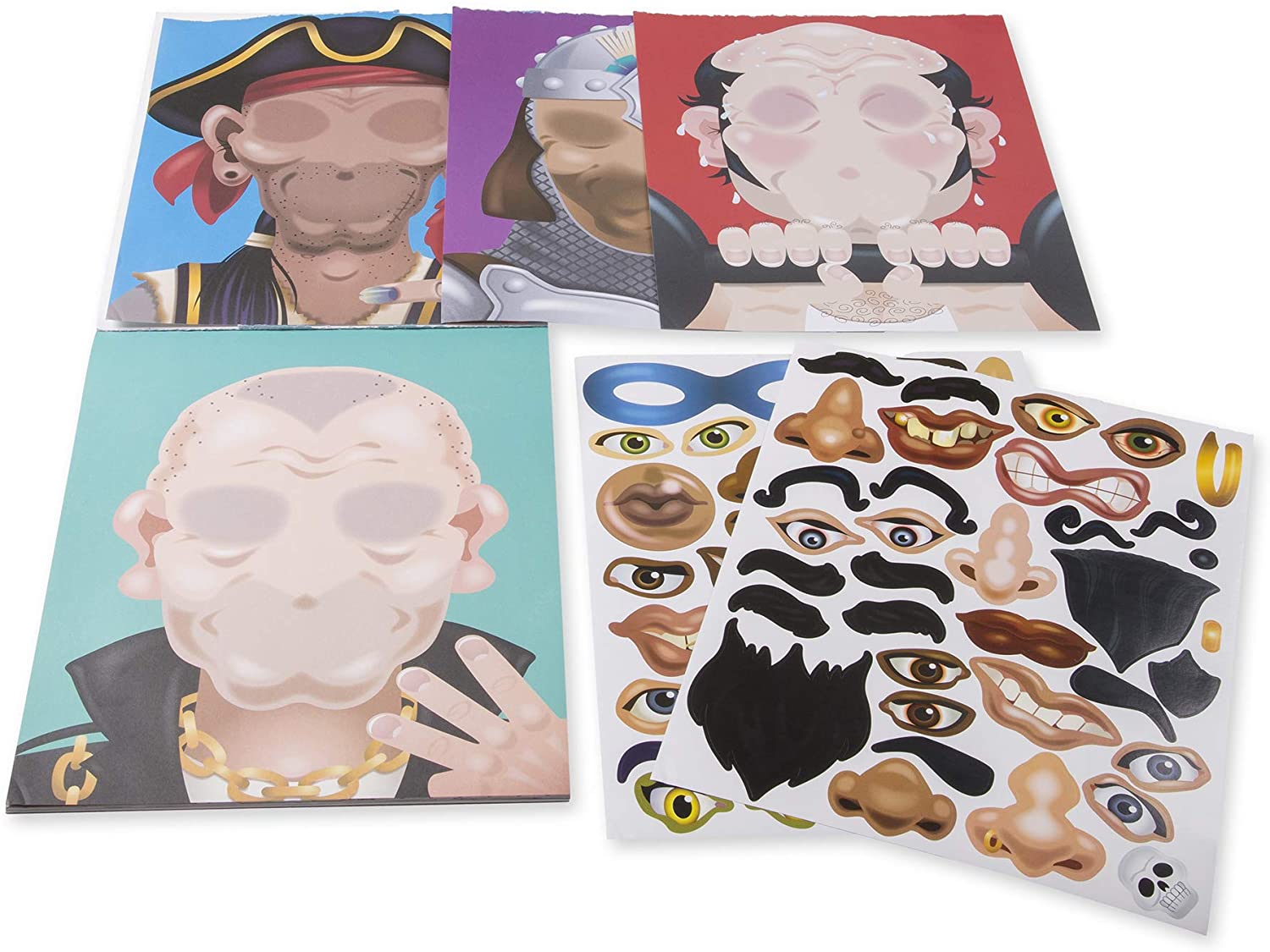 Make a Face Crazy Characters Stickers Pad by Melissa Doug 2