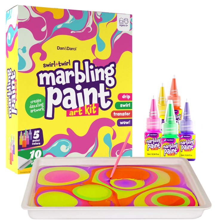 Marbling Paint Art Kit-by-Dan & Darci