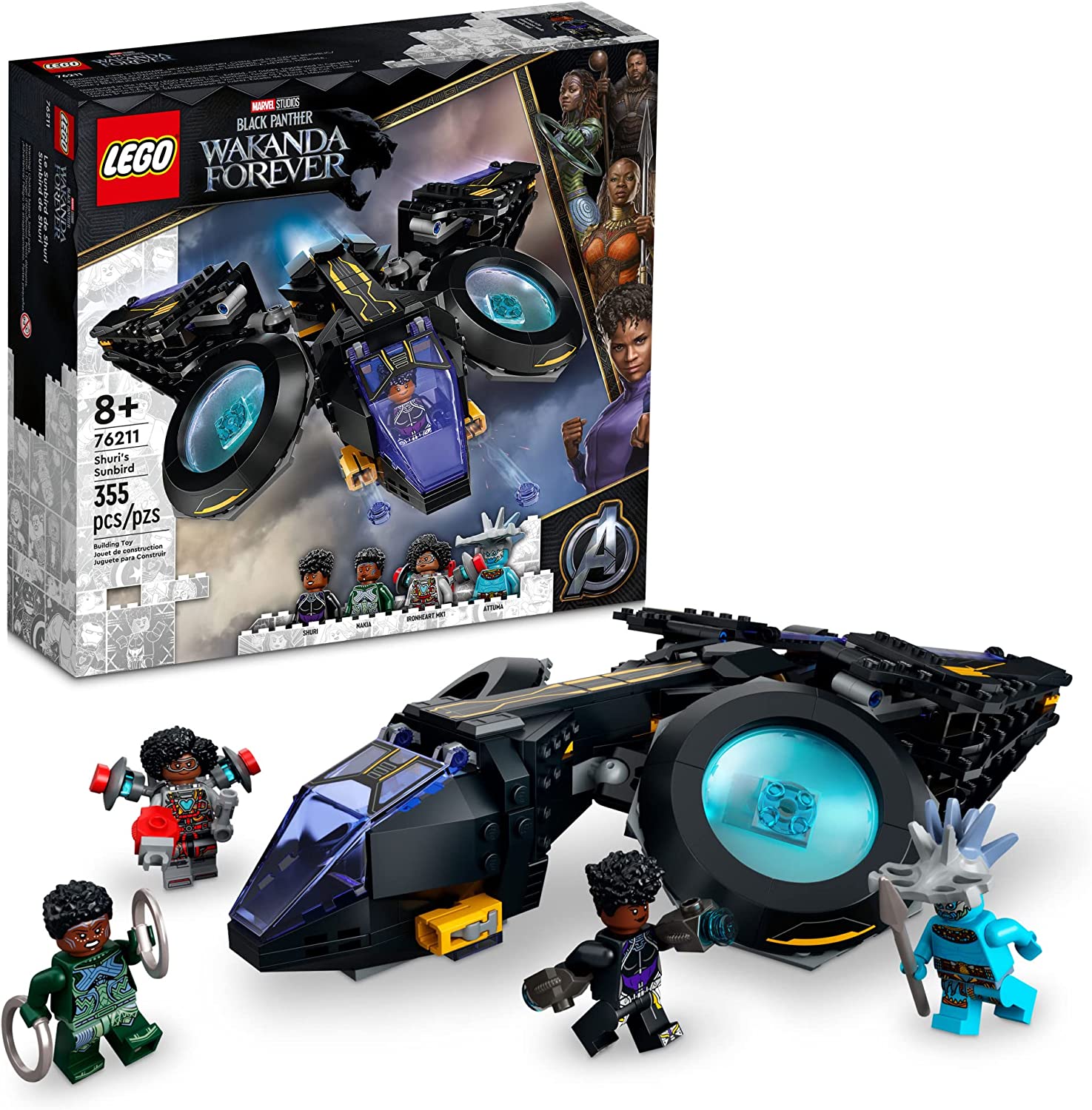 Marvel Black Panther Wakanda Forever Shuris Sunbird by Lego